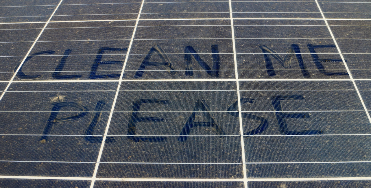 clean your solar panels regularly for maximum efficiency